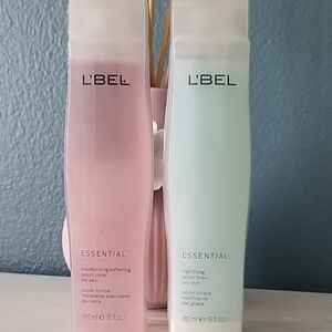 Essential Moisturizing and Mattifying Lotion Toner Set - Pink and Green